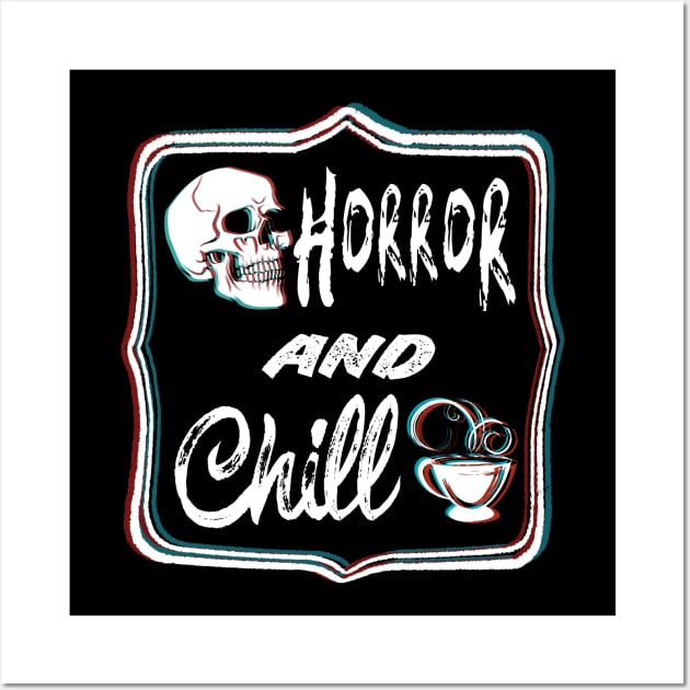 Horror Movies and Chill Wall Art by Jack Calvin Wolfe Illustrations